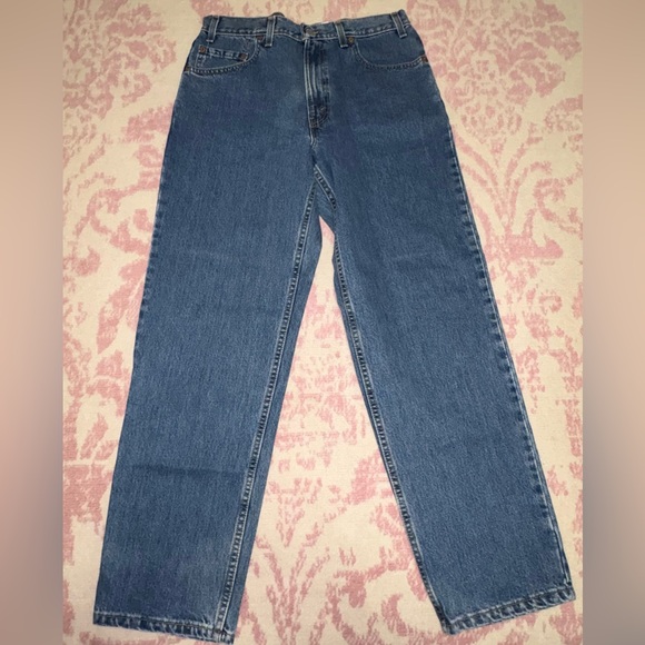 NWT Levi's Red Tab Relaxed Fit 550 Denim Blue Jeans Men’s size 36x32 - Picture 2 of 5